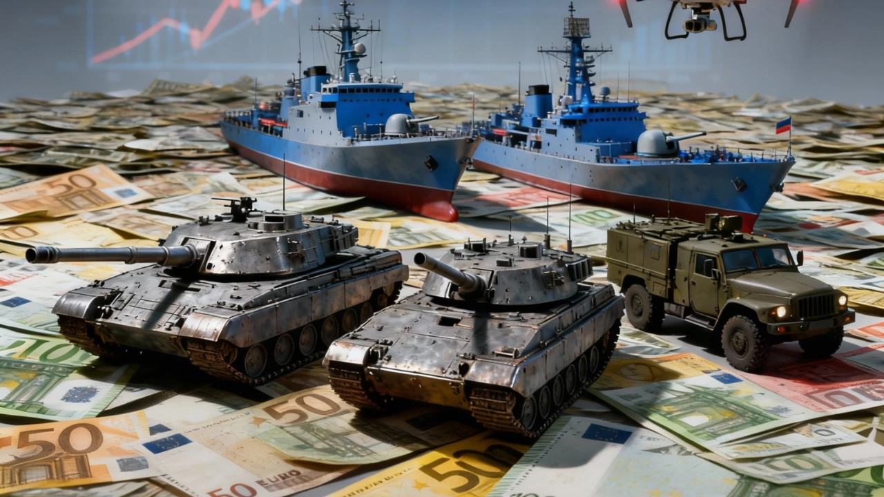 Rüstungsgewinne Symbolbild