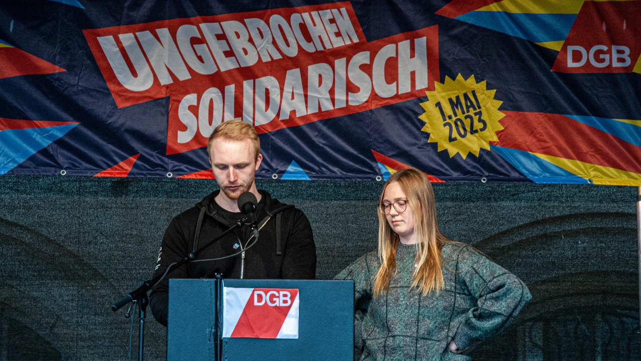 1. Mai Kundgebung Kiel 