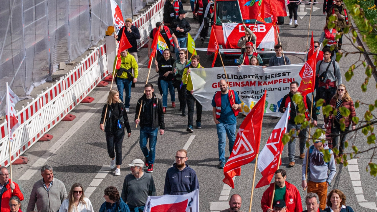 1. Mai Kundgebung Kiel 