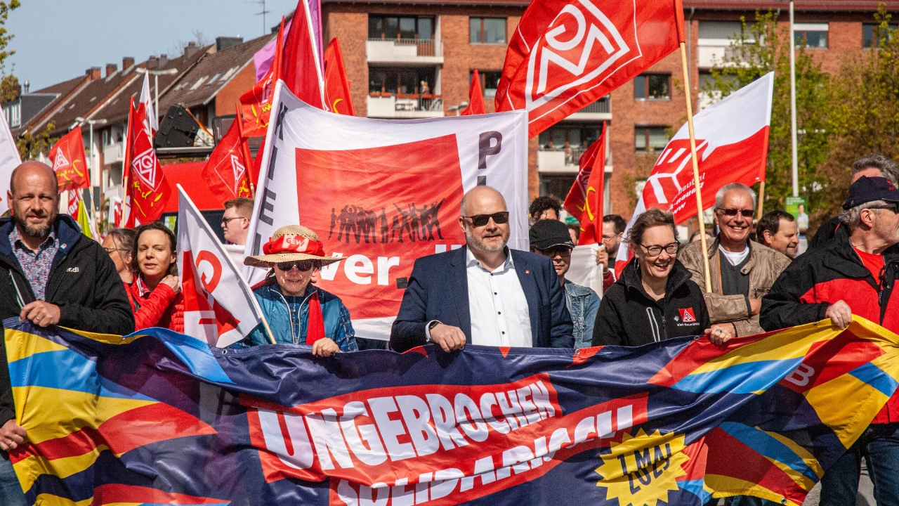 1. Mai Kundgebung Kiel 