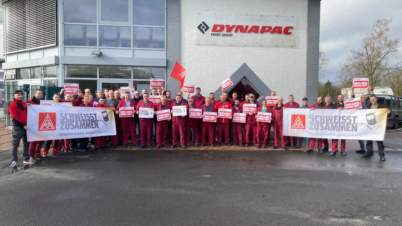 Aktion bei Dynapac