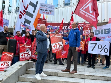 IG Metall Küste übergibt Forderungen an Arbeitgeber: Sieben Prozent mehr und 170 Euro für Azubis 