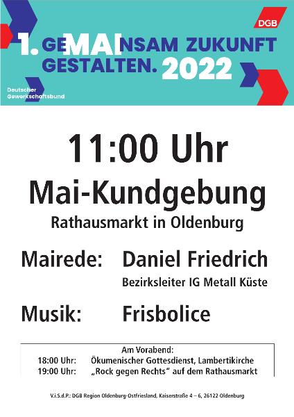 1. Mai 2022 Oldenburg